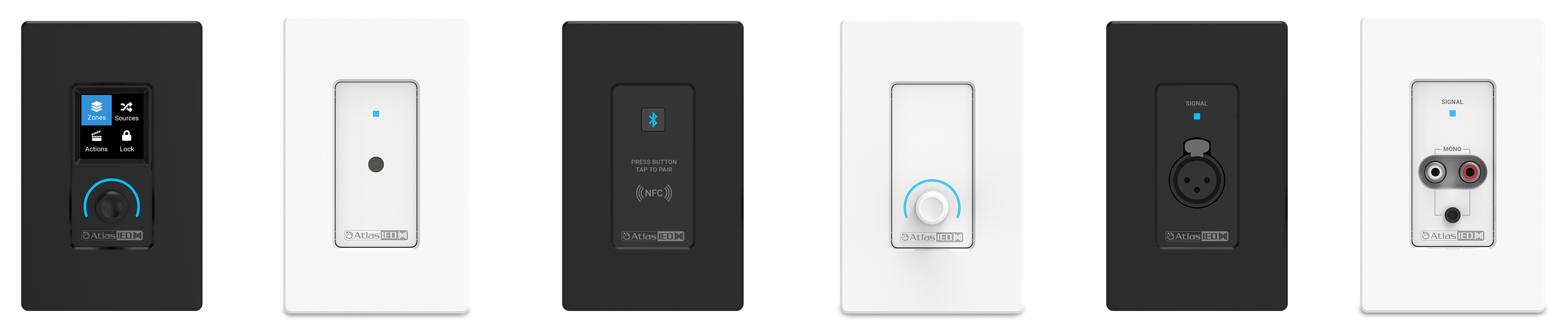 Ambient noise sensors, volume controllers, and Bluetooth, XLR, and RCA audio inputs